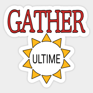 Baki Tshirt Gather Ultime / Baki Hanma The Grappler Anime White Cosplay Sticker